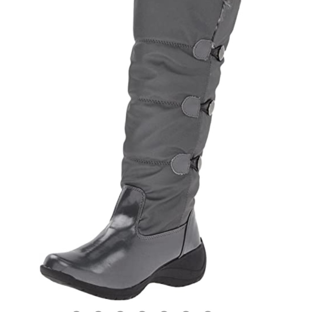 Khombu Flurry Fur Lined Snow Boots Pewter COLOR  Size Women's Size 10